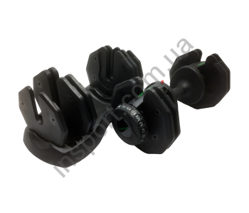 ГАНТЕЛИ СО СТОЙКОЙ TUNTURI 2*25 KG 14TUSCL383-384