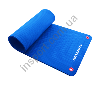 КОВРИК ДЛЯ ФИТНЕСА ПРОФЕССИОНАЛЬНЫЙ TUNTURI TPE PROFESSIONAL FITNESS MAT BLUE 14TUSFU126