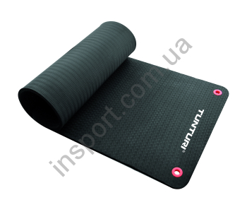 КОВРИК ДЛЯ ФИТНЕСА ПРОФЕССИОНАЛЬНЫЙ TUNTURI TPE PROFESSIONAL FITNESS MAT BLACK 14TUSFU266