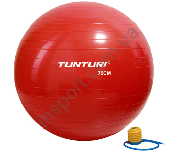 ФИТБОЛ (МЯЧ ДЛЯ ФИТНЕСА) TUNTURI GYMBALL 75 CM 14TUSFU282