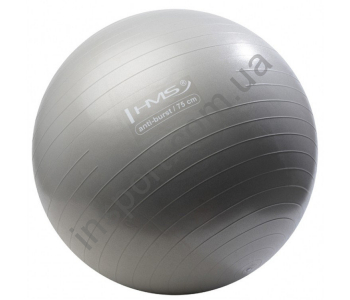 Мяч для фитнеса (фитбол) HMS YB02 75 см Anti-Burst Silver