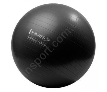 Мяч для фитнеса (фитбол) HMS YB02 65 см Anti-Burst Black