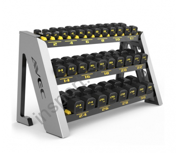 Набор гантелей со стойкой 2-30кг Proud 5903140113911