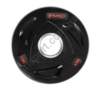 Олимпийский диск прорезиненный черный 2.5 кг HMS TOX02