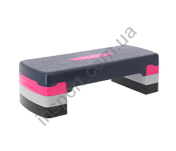 Степ-платформа 3-ступенчатая HMS AS002 Pink