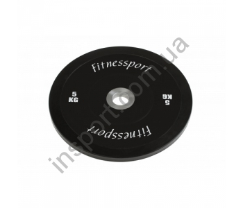 Диск для кроссфита соревновательный цветной 5 кг Fitnessport RCP22-5
