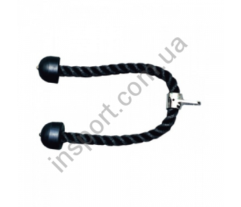 Двойной канат для тяги на трицепс Fitnessport МB-05