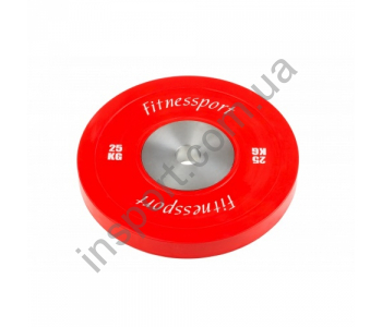 Диск для кроссфита соревновательный цветной 25 кг Fitnessport RCP22-25