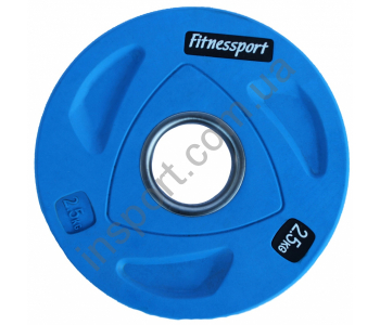 Диск олимпийский для штанги 2,5 кг Fitnessport RCP20-2.5