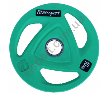 Диск олимпийский для штанги 10 кг Fitnessport RCP20-10