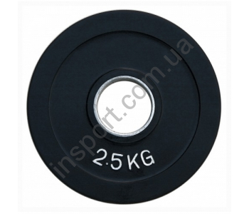 Диск олимпийский обрезиненный цветной 2,5 кг Alex RCP19-2.5