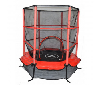 Батут Atleto 140 см с сеткой зеленый (21000402)