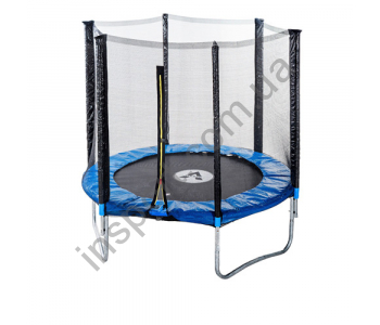 Батут Atleto 183 см с сеткой синий (20000602)