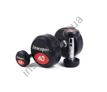Обрезиненный гантельный ряд (8 пар) 340 кг Fitnessport FDS-10 12,5/30kg