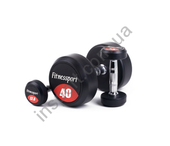 Обрезиненный гантельный ряд (12 пар) 630 кг Fitnessport FDS-10 12,5/40kg