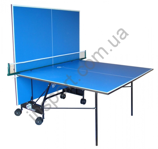 Теннисный стол Gk-4– Compact Light синий с сеткой