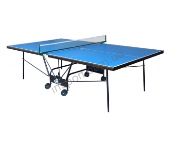 Теннисный стол Gk-5  – Compact Strong синий с сеткой