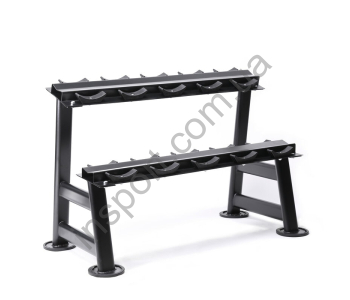 Стійка гантельна 2-х ярусна Fitnessport FF71D1C (на 5 пар)