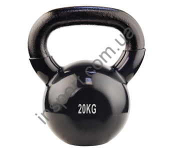 Гиря чугунная с виниловым покрытием 20кг (Cиня) Generation Fitness FF51F1A-20kg