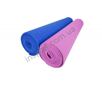 Мат тренировочный, 3 мм синий/розовый