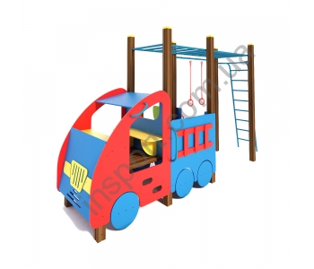 Машинка с гимнастическим комплексом TE506