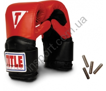 Снарядные боксерские перчатки с утяжелителями TITLE Classic Weighted Bag Gloves 2091