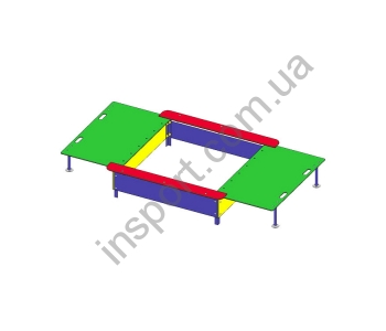 Песочница фанерная с крышкой P301