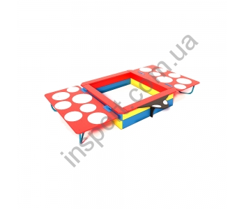 Песочница с защитными створками 