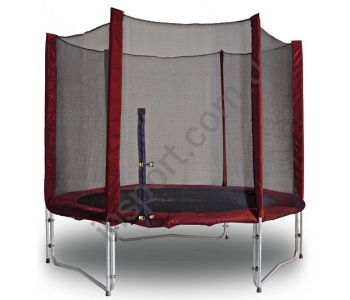 Батут Kidigo MAROON 244 см с защитной сеткой