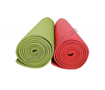 Мат тренировочный, 4 мм зеленый/красный