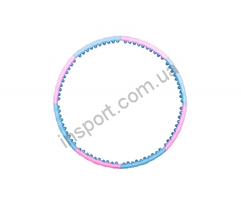 Обруч-массажер Hop-Sport с шариками 6008