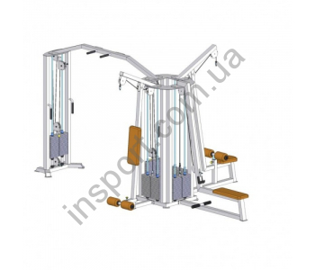 4-х позиционная станция с блочной рамкой ТС-203