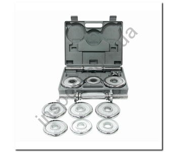 Набор гантелей в чемодане 2х7,5 кг HMS STC15