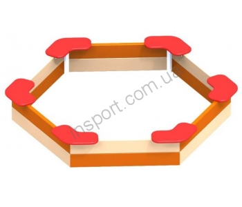 Песочница шестиугольная DIO206