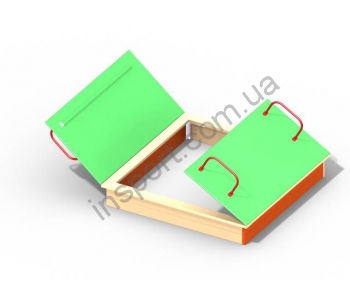 Песочница с крышкой DIO207