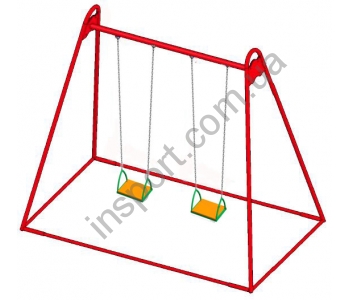 Качель двойная на цепях DIO312