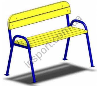 Лавочка со спинкой 912  insport