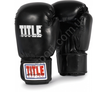 Боксерские перчатки TITLE Classic Black Max 2028