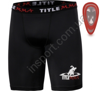 Компрессионный бандаж и ракушка TITLE MMA Pro 5124