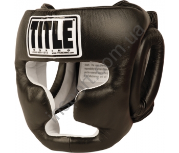 Боксерский закрытый защитный шлем TITLE Boxing Full Face Training Headgear 5117