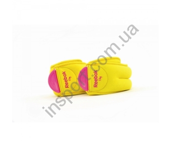 Утяжелители на щиколотку Reebok 1 кг RAWT-11074YL (In-Atl)