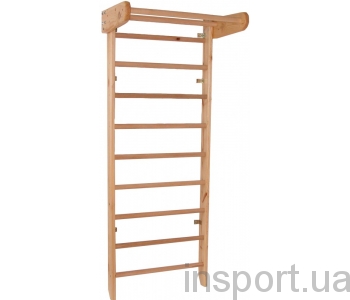 Шведская стенка 210 с турником Сосна Шведская стенка 210 с турником Сосна