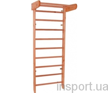 Шведская стенка 240 с турником Бук Шведская стенка 240 с турником Бук