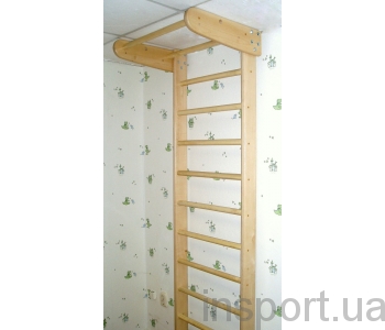 Шведская стенка 240 с турником Клен Шведская стенка 240 с турником Клен