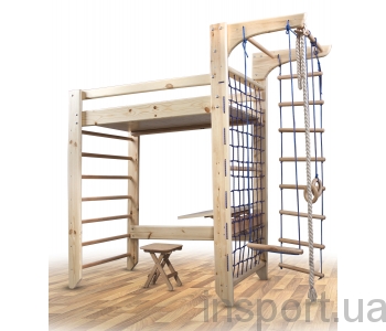 Кровать-спортивный уголок 