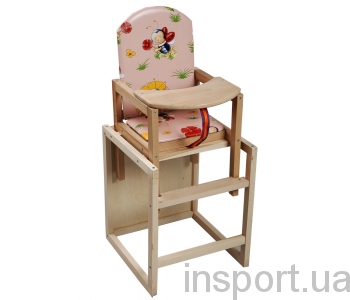 Детский стульчик-трансформер для кормления (бук)