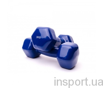 VDD-01-3к Гантель аэробная виниловая Alex 3 кг