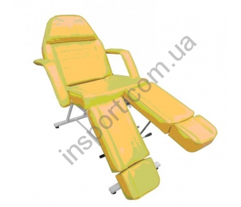 Кушетка косметологическая CH-240 светло бежевая, чёрная