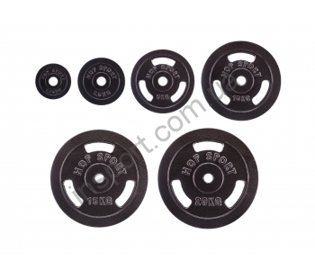 Диск металлический Hop-Sport 1,25-20 кг