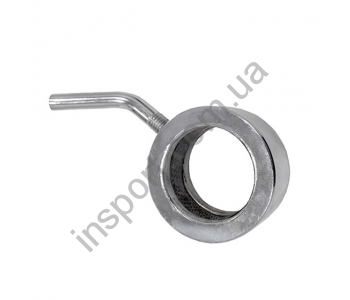 Замок для грифа InterAtletika C3-01АТ (0,5 кг), ø50 мм, хромированный